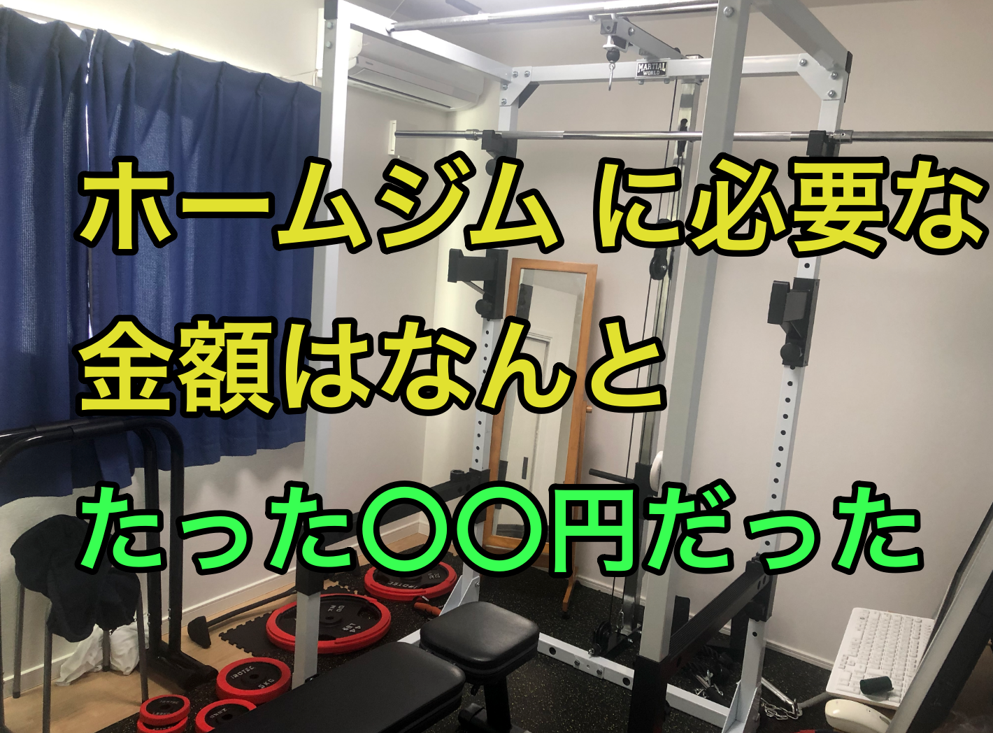 ホームジム 設置費用公開 ホームジム おすすめする１０の理由 不労所得太郎の備忘録